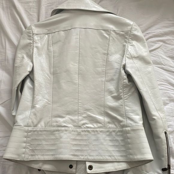 Vintage Y2K  white leather Mackage jacket XS - Picture 13 of 13